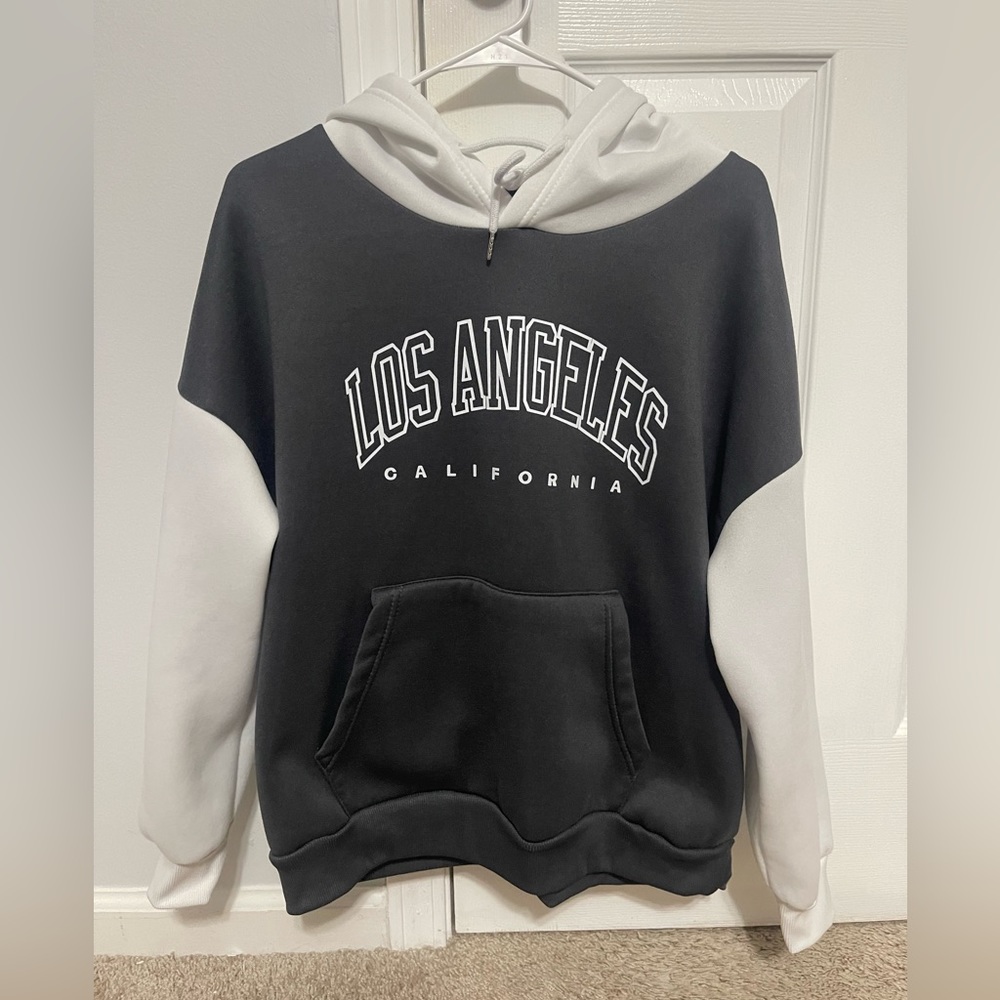 shein color block sweatshirt